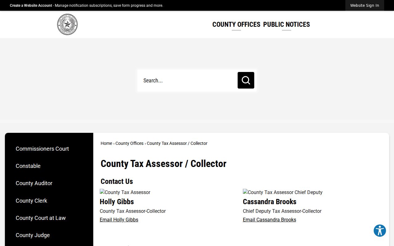 Panola County Clerk misdemeanor case record access page