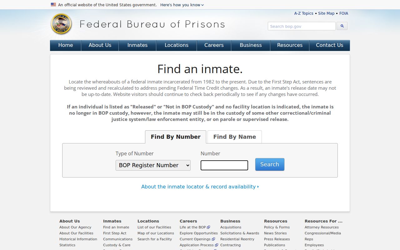 Panola County criminal history federal prison locator